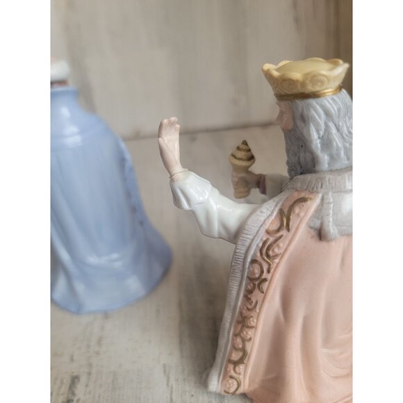 Lefton 1992 three kings baby Jesus nativity scene Xmas set figure - Picture 6 of 6